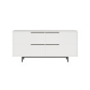 Μπουφές ArteLibre CARTMEL Λευκό Μοριοσανίδα/Μέταλλο 44.5x160x74.3cm