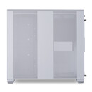 Lian Li O11 AIR MINI White PC Case ATX / M-ATX with 3 standard Fans (front 120mmx2, rear 120mmx1) Me