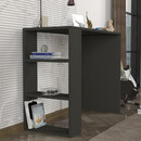 Γραφείο Εργασίας Netenia Megapap Χρώμα Ανθρακί 90x40x74εκ. Γραφείο Εργασίας Netenia Megapap Χρώμα Ανθρακί 90x40x74εκ.