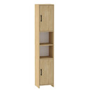 Ντουλάπι Κουζίνας - Μπάνιου Hobbes Megapap Χρώμα Sapphire oak 35x30x182,3εκ.