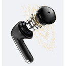 QCY AilyBuds Pro Semi-Ear ANC TWS Black 6 mic & A.I. Noise Cancel. A.I. Audio Ultra HD Multi-point