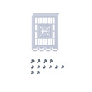 Lian-Li A3-1W - Vertical GPU Kit for A3-mATX White PCI-E 4.0 Riser Cable Included