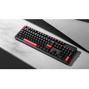 Lemokey X3 (X3-A1) QMK/VIA Wired Mechanical full Keyboard 100% Red Switch US Layout