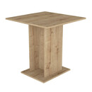 Τραπέζι Allos Megapap Χρώμα Sapphire oak 75x75x77εκ.