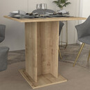 Τραπέζι Allos Megapap Χρώμα Sapphire oak 75x75x77εκ.