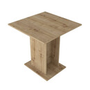 Τραπέζι Allos Megapap Χρώμα Sapphire oak 75x75x77εκ.