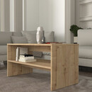 Τραπεζάκι Σαλονιού Eleva Megapap Χρώμα Sapphire oak 90x44,6x46,4εκ.
