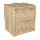 Κομοδίνο Conve Megapap Χρώμα Sapphire oak 40x35x45εκ.