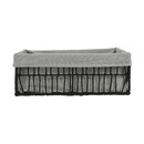 Estia Καλαθι Αποθηκευσης & Οργανωσης Nest 36×27×13cm Μαυρο