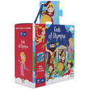 GODS OF OLYMPUS - BOOK AND 40 PCS. PUZZLE WITH STANDING PIECES