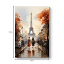 Πίνακας σε Καμβά "autumn in Paris" Megapap Ψηφιακής Εκτύπωσης 70x100x3εκ.