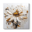 Πίνακας σε Καμβά "daisy" Megapap Ψηφιακής Εκτύπωσης 80x80x3εκ.