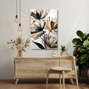 Πίνακας σε Καμβά "pastel Flower" Megapap Ψηφιακής Εκτύπωσης 70x100x3εκ.