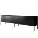 Έπιπλο Τηλεόρασης Lord Megapap Χρώμα Μαύρο 180x30x47εκ.