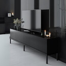 Έπιπλο Τηλεόρασης Lord Megapap Χρώμα Μαύρο 180x30x47εκ.