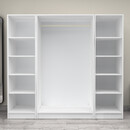 Ντουλάπα Ρούχων Victoria Megapap Τετράφυλλη Χρώμα Λευκό 200x60x181εκ.