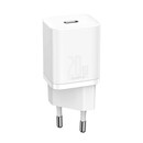 Baseus Γρήγορος Φορτιστής Super si 1c 20w (Λευκό)