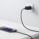 Baseus Φορτιστής Super si 1c 25w με Καλώδιο usb-c και Θύρα usb-c 1m (Μαύρο)