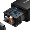Baseus Φορτιστής Compact Quick Charger Usb, usb-c 20w (Μαύρο)