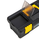 Plastic Tool box Deli Tools Edl432412, 12'' (Yellow)