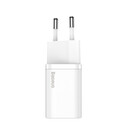Baseus Γρήγορος Φορτιστής Super si 1c 25w (Λευκό)
