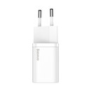 Baseus Γρήγορος Φορτιστής Super si 1c 25w (Λευκό)