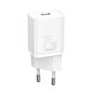Baseus Γρήγορος Φορτιστής Super si 1c 25w (Λευκό)