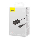 Baseus Φορτιστής Gan3 Pro, 2xusb-c, 2xusb, 65w (Μαύρο)