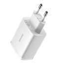 Baseus Γρήγορος Φορτιστής 3xusb 17w (Λευκό)