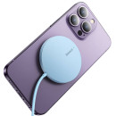 Baseus Μαγνητικός Ασύρματος Φορτιστής Simple Mini3 15w (Γαλάζιο)