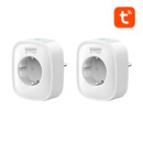 Gosund Έξυπνη Πρίζα sp1 με Wifi, Tuya, 16α,  2τμχ (Λευκό)