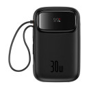 Powerbank Baseus Qpow 2 10000mah 30w 2xusb-c (Black)