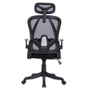 A8982 ΜΑΥΡO MESH ΠΟΛΥΘΡΟΝΑ ΓΡΑΦΕΙΟΥ