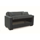ROVER DARK GREY ΥΦΑΣΜΑ 2ΘΕΣΙΟΣ ΚΑΝΑΠΕΣ/ΚΡΕΒΑΤΙ ΜΕ ΑΠΟΘ.ΧΩΡΟ 150Χ80εκ.