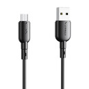 Usb to Micro usb Cable Vfan Colorful X11, 3a, 1m (Black)