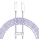 Baseus Καλώδιο usb-c σε Lightning Dynamic 2 Series, 20w, 2m (Λιλά)