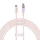 Baseus Καλώδιο usb-a σε Lightning Explorer Series, 20w, 2m (Ροζ)
