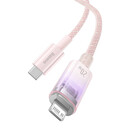 Baseus Καλώδιο usb-a σε Lightning Explorer Series, 20w, 2m (Ροζ)