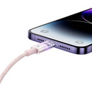 Baseus Καλώδιο usb-a σε Lightning Explorer Series, 20w, 2m (Ροζ)