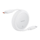 Baseus Free2pull Mini usb-c to usb-c usb Cable, 60w, 1, (White)