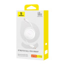 Baseus Free2pull Mini usb-c to usb-c usb Cable, 60w, 1, (White)