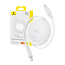 Baseus Free2pull Mini usb-c to usb-c usb Cable, 60w, 1, (White)