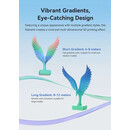 Creality Hyper PLA  Rainbow Wild Blossom Long Grad.- Fast Printing Filament with CFS tag 1kg 1.75
