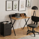 Συρταριέρα Γραφείου Gamer Megapap Τροχήλατη με Κλειδαριά Χρώμα Μαύρο 40x40x56εκ.