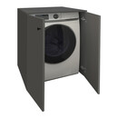Έπιπλο Πλυντηρίου Gray Megapap Χρώμα Ανθρακί 70x66x90εκ.