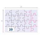 Clementoni Παιδικό Παζλ Super Color Mickey 2x20 τμχ