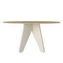 Τραπέζι Rebel Megapap Χρώμα Rota oak - Sandstone 150x90x75εκ.