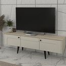 Έπιπλο Τηλεόρασης Sevilla Megapap Χρώμα Sandstone - Travertine 150x35x45,6εκ.