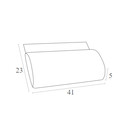 SLIM ΜΑΞΙΛΑΡΙ POLYESTER 5εκ.WHITE