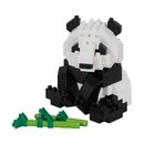 Bandai Nanoblock : Animal - Giant Panda Building Block Figure (Nbc328)